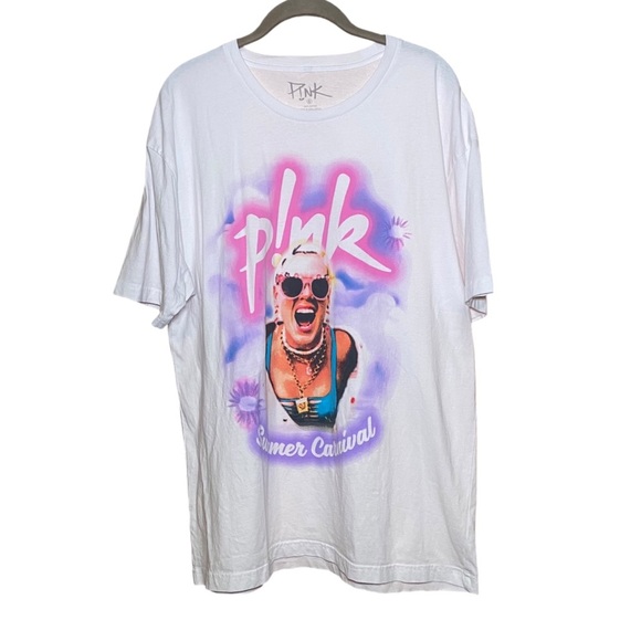 P!nk summer carnival 2023 double sided graphic t-shirt size XL - Picture 1 of 4